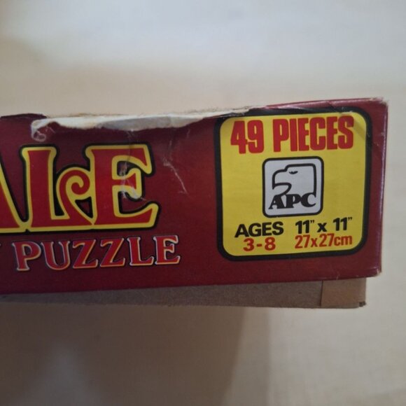 Pinocchio Fairy Tale Jigsaw Puzzle Small 49 Pieces 11 x 11 1976 Vintage Complete - Picture 4 of 11